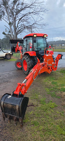 KIOTI NX6020 4WD HST CABIN TRACTOR, FEL, 4in1 & BACKHOE-7