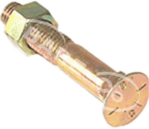 B2730 - PLOW BOLT+NUT GRD 8 5/8"x3"