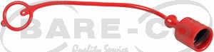 B3379 - RED HYD CAP=1/2" QR COUPLING