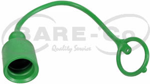 B3381 - GREEN HYD CAP=1/2" QR COUPLING
