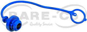 B3738 - BLUE HYD PLUG=1/2" QR COUPLING