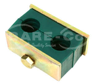 B4319 - DBL HOSE BLOCK 3/4"=3/8" HOSE