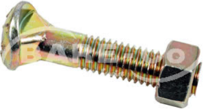 B6611 - 7/16"x 1 7/8"HT CRUSH HEAD B/N
