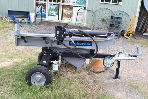 LOG SPLITTER 30 TON TRAILING WITH PETROL ENGINE