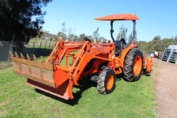 51HP TRACTOR KUBOTA MX5100 ROPS FEL 4-IN-1 BUCKET