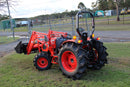 1 ONLY COMBO DEAL  58hp 4WD TRACTOR & 4in1 LOADER, CANOPY & FLAIL MOWER-3