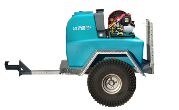 250L Marshal Plus with 30m Manual Hose Reel & ATV Trailer