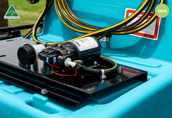 250L Marshal-Q UTV Compact Sprayer | Poly Hose Reel