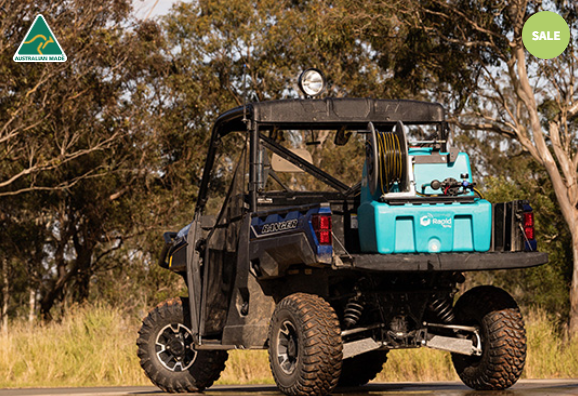 250L Marshal-Q UTV Compact Sprayer | Poly Hose Reel