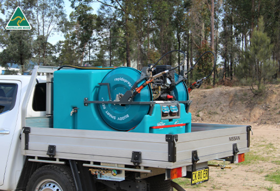 600L SprayScout Twin Buddy UTV Sprayer | 100m or 150m Buddy Smart Reel